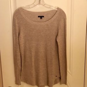 Hollister Tan Knit Sweater Size M